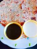 Super healthy tasty multigrain flour and mint leaves lachha paratha
