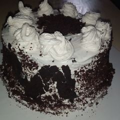 Black forest cake without oven A picture of Black forest cake without oven.