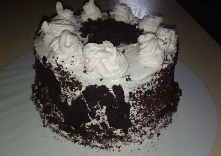 Simple Way to Make Ultimate Black forest cake without oven