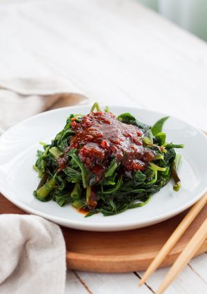 Foto resep 159. Rujak Kangkung
