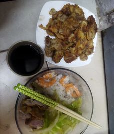 thịt lợn chiên bột mì