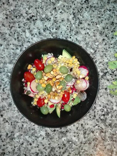 Una foto de Ensalada de colores