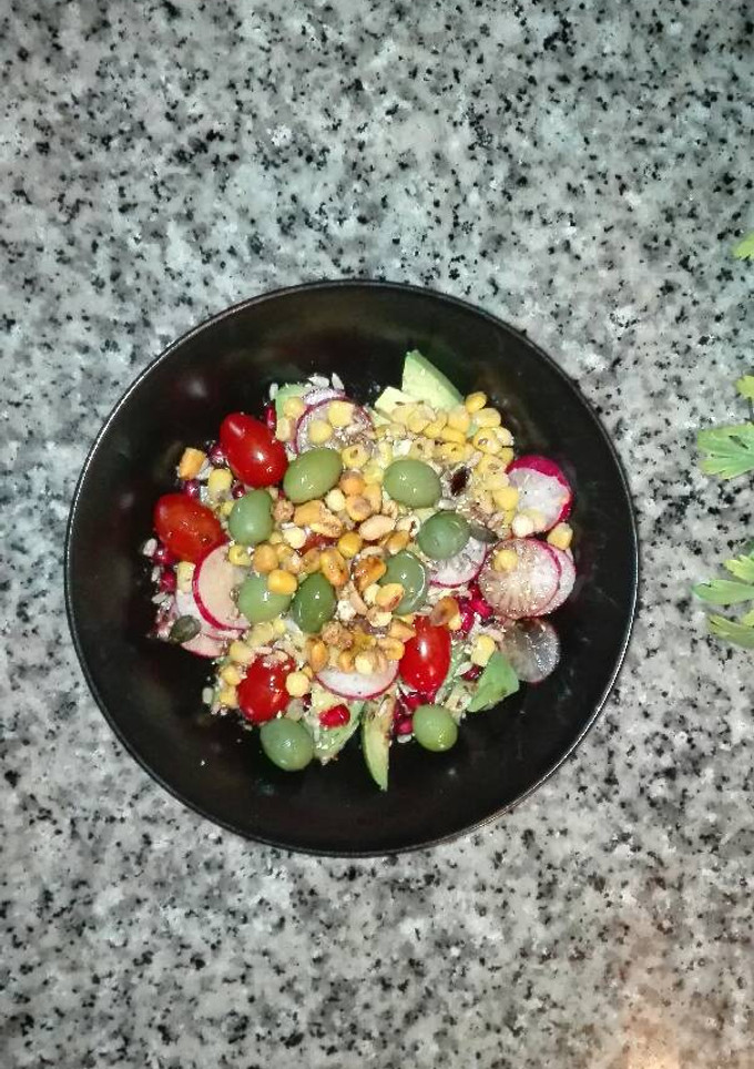 Una foto de Ensalada de colores