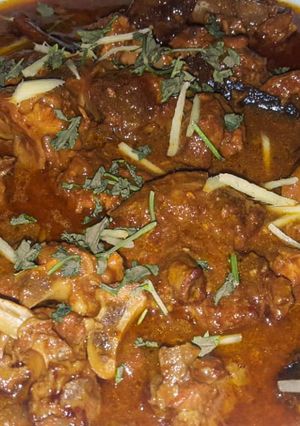 A picture of Mutton korma.