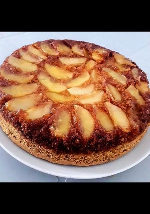 صورة لوصفة كيكة التفاح 🤤🥀