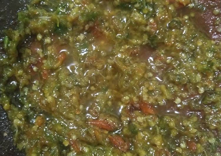 Resep Sambal ijo uleg *ala chefana *, Lezat Sekali
