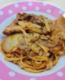 韓國烤肉醬牛肉炒麵