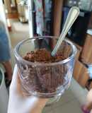 Helado chocolate-brownie keto