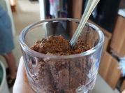 Una foto de helado keto
