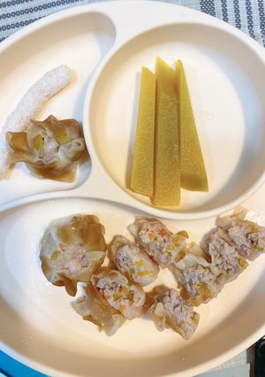 รูปของ ขนมจีบกุ้งหมูสับ เบบี๋ Blw