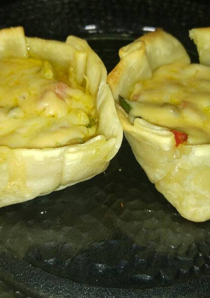 Una foto de Canastitas de zapallitos verdes
