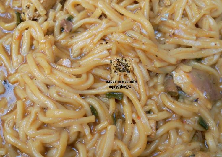 Easiest Way to Prepare Appetizing Hand made jallof superghatti Cooking Basics for Newbies