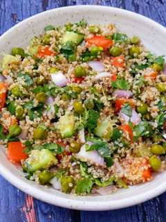A picture of Quinoa Tabbouleh.