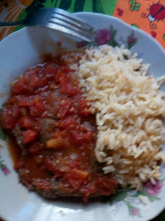 Una foto de Bistec de tomate
