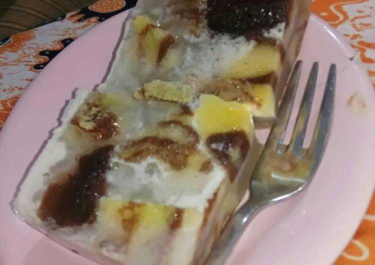 Puding roti zebra