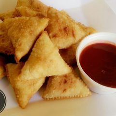 A picture of Samosa(Easy step by step samosa using cutter,no rolling).