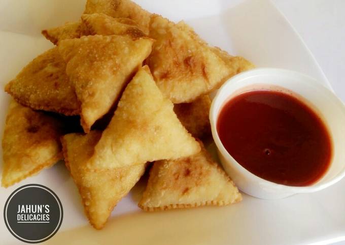 Samosa(Easy step by step samosa using cutter,no rolling)