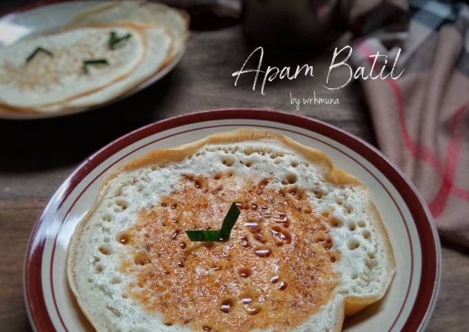 Resep Apam Batil Serabi Banjar