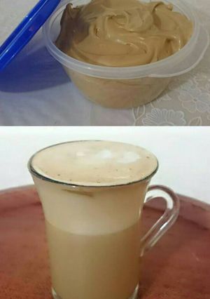 صورة لوصفة رغوة الكابوتشينو المنزلية من سلافة☕☕