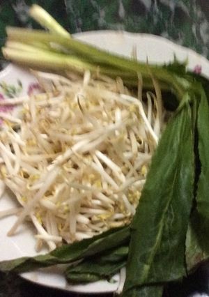 Hình của món Dưa Góp Chay.