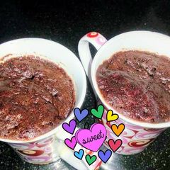 A picture of Chocolate Mug Cakes for Two.