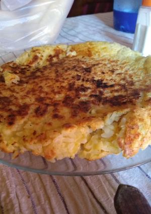 Una foto de Tortilla de arroz Facilísima