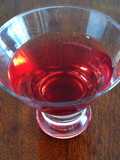 Jugo de arándano con ron /Cranberry rum