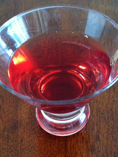 Una foto de Jugo de arándano con ron /Cranberry rum
