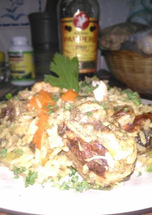 Una foto de Arroz con Pollo