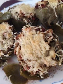 Una foto de Alcachofas rellenas