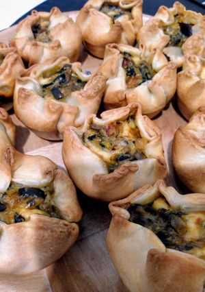 Una foto de Canastitas rápidas de verduras
