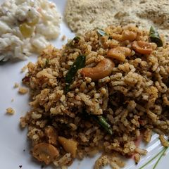 A picture of Sesame rice/ Ellu saadham.
