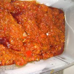 A picture of Fresh tomatoes stew.