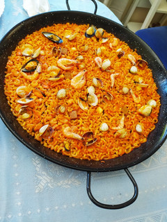 Una foto de Fideuà rápida de marisco