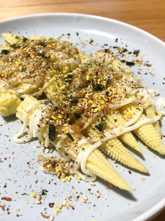 清爽日式玉米筍小菜 的食譜成品照片