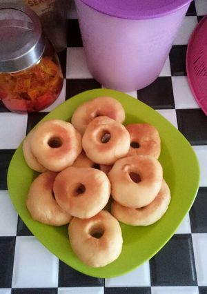 Foto resep Donat Simple 5 Bahan (no telur no mentega/margarin no mixer)