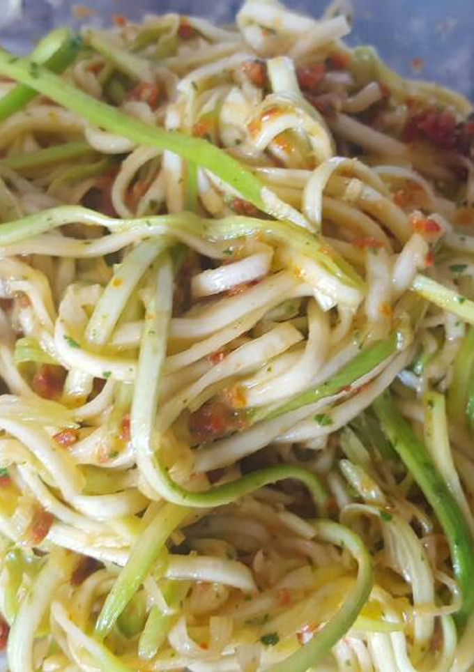 Una foto de Noodles de Calabacín