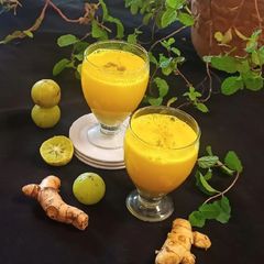 Immunity booster Amla Turmeric Juice A picture of Immunity booster Amla Turmeric Juice.