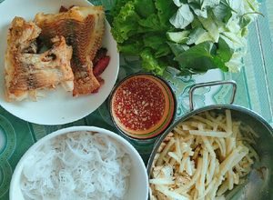 Hình của món Cá Điêu Hồng Chiên Nước Mắm Tỏi Ớt.