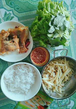 Hình của món Cá Điêu Hồng Chiên Nước Mắm Tỏi Ớt.