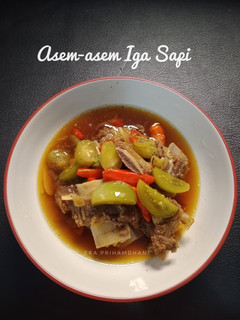 Foto resep Asem-asem Iga Sapi