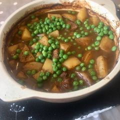 A picture of Minted Lamb & Potato Budget Stew.