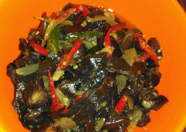 Bumbu memasak Tumis Jamur Kuping Cabe Anti Gagal