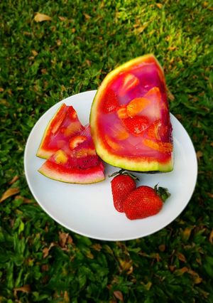 Foto resep Puding Semangka