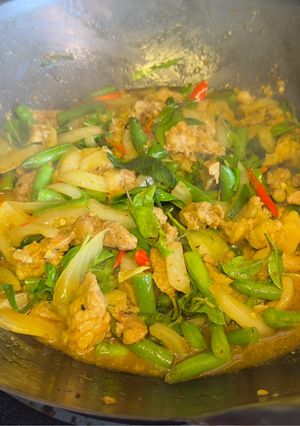 รูปของ ผัดพริกแกง(พริกแกงใต้)