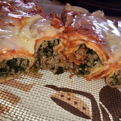 Canelones de carne y acelga.. ?️?? Receta de Miiky- Cookpad