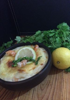 Una foto de Pastel de camarones 🍤👌🏻