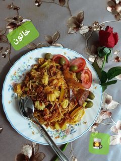عکسی از دستور ماکارونی 🥰