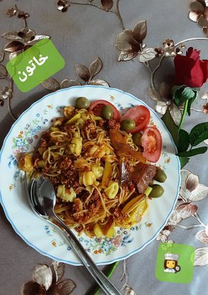 عکسی از دستور ماکارونی 🥰