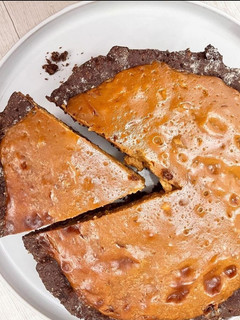 Una foto de Cheesecake de dulce de leche